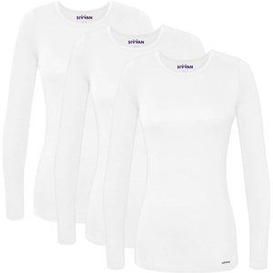 Scrubs for Women - Long Sleeve Comfort Underscrub Tee 3-Pack
